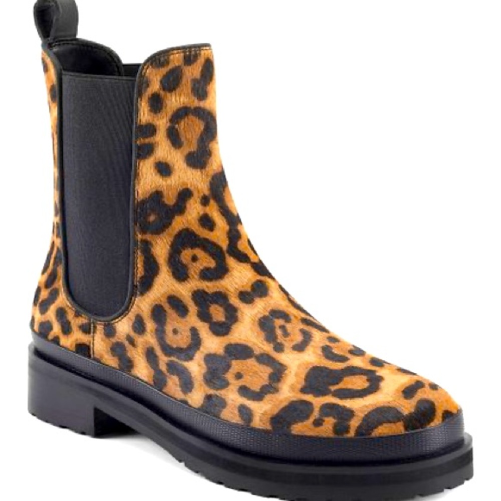 AEROSOLES Leopard Print Ankle Boots